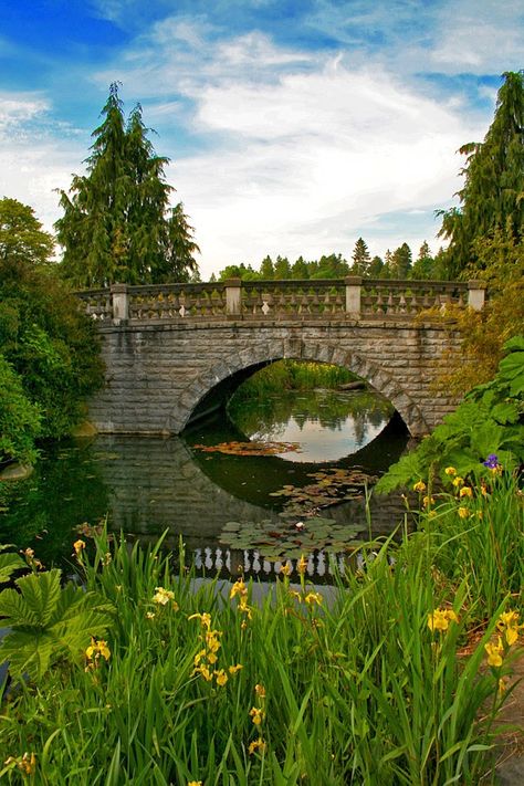 Willowbrook Park: Building Bridges... Bridge Over Pool, Perspective Grids, Bridge Over River, Back To School Highschool, Pond Bridge, 3d Perspective, Windmill Water, Stone Bridges, Forest Farm