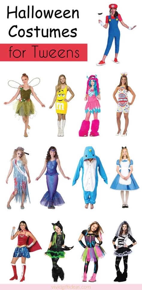 Halloween Costumes Ideas For Tweens. Girls costumes 2017. Unique Couples Costumes, Old Halloween Costumes, Quick Halloween Costumes, Halloween City, Diy Costumes Women, Best Friend Halloween Costumes, Diy Halloween Costumes For Women, Women Halloween Costume, Hallowen Costume