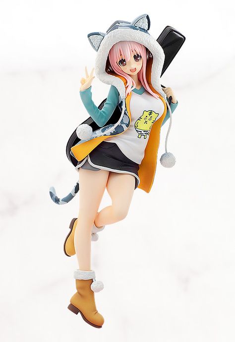 Super Sonico: Tiger Hoodie Ver. Super Sonico Figurines, Sonico Figure, Bishoujo Figures, Aoi Mukou, Anime Statues, Cool Figures, Action Figures Anime, Tiger Hoodie, Figures Anime