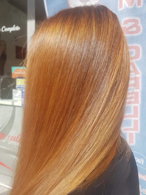 Coper Golden Hair, Golden Orange Hair, Auburn Balayage Blonde, Medium Golden Copper Hair, Golden Ginger Hair, Auburn And Blonde Hair, Gold Copper Hair, Golden Copper Balayage, Healthy Hair Recipes