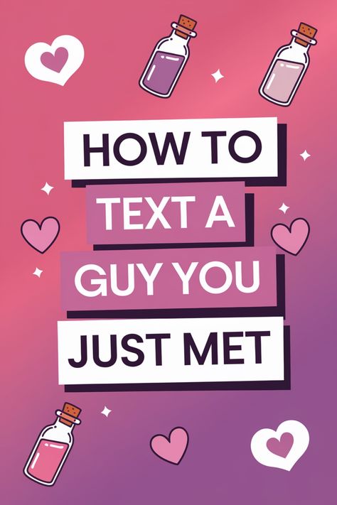 Discover the subtle art of texting a guy you just met with confidence and poise. Learn effective tips and strategies on how to initiate a conversation, maintain interest, and build a meaningful connection through your messages. Whether you’re looking to strike up a casual chat or spark something more romantic, these helpful guidelines will guide you in navigating the exciting world of texting with someone new. Say goodbye to awkward interactions and hello to engaging conversations that leave a l How To Subtly Flirt With A Guy Over Text, Texting A Guy, Chat Up Lines, Asking A Guy Out, New Guy, Long Paragraphs, Get A Girlfriend, Get A Boyfriend, Just Engaged