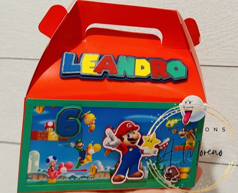 Mario Bros Gable Boxes Gable Boxes, Mario Bros, Super Mario, Mario, Birthday Parties, Birthday Party, Birthday