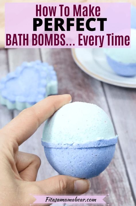 Learn what tools and ingredients you need when learning how to make homemade bath bombs. As well as specific tricks and hacks on how to make them fizz and hold together EVERY time. Lastly, grab 5 amazing scent options using essential oils! #bathbombs #diyspa #bathbombrecipe #diyrecipe #allnatural #selfcare #essentialoils #simplebathbombs Bath Boms Diy, Bath Boms, Shower Tablets, Homemade Bath, Bath Bomb Recipes, Homemade Soap Recipes, Diy Spa, Homemade Bath Products, Diy Body