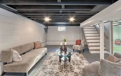 Basement On A Budget, Basement Decoration, Small Basement Remodel, Dream Basement, Basement Remodel Diy, Basement Gym, Basement Playroom, Basement Inspiration, Basement Living Rooms