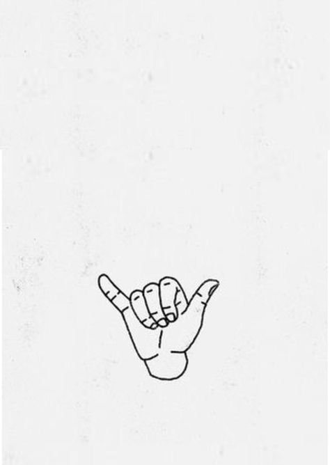 Shaka Tattoo Design, Sticker Tattoos Men, Hang Loose Tattoo Simple, Small Surf Tattoo, Shaka Tattoo Simple, Shaka Drawing, Tatoos Small Men, Men’s Small Tattoos, Surfs Up Tattoo