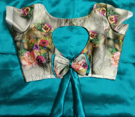 Ribbon Blouse Design, Latest Fashion Blouse Designs, Ikat Blouse Designs, Green Blouse Designs, Latest Blouse Neck Designs, 50 Blouse Designs, Ribbon Blouse, Lace Blouse Design, Blouse Designs Pattern