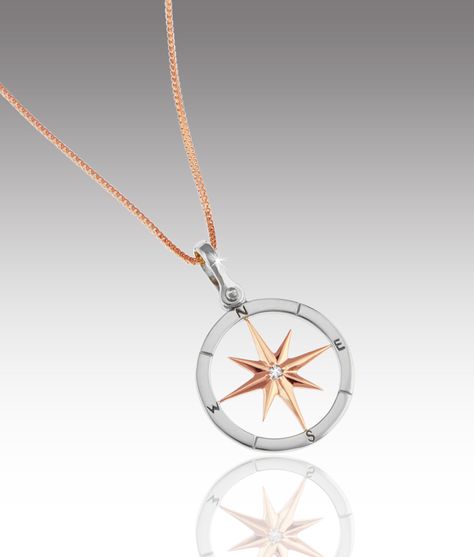 Compass Rose Necklace, Simple Compass, Compass Pendant Necklace, Tony Duquette, Compass Jewelry, Pearl Jewels, Compass Pendant, Compass Necklace, Compass Rose