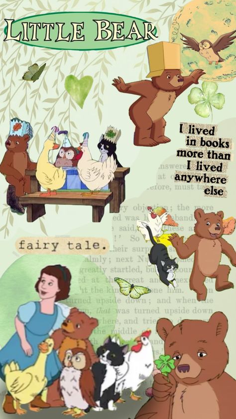 Little bear was one of my favorites as a kid 💚💚 #wallpaper #littlebear #littlebearwallpaper #littlebearaesthetic #aesthetic #green #greenaesthetic #greenmoodboard #books #tvshow #cozy #cozyvibes Little Bear Aesthetic, Bearstein Bears, Old Cartoon Movies, Bear Animation, Little Bear Cartoon, Kid Wallpaper, Freckles Girl, Bear Birthday Party, Time Cartoon