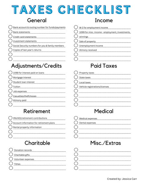 ​​﻿﻿Taxes Checklist – Graphics By Jess Taxes Checklist, Tax Deductions List, Tax Prep Checklist, Tax Checklist, Tax Organization, Income Tax Preparation, Prep Checklist, Business Tax Deductions, Esthetician Business