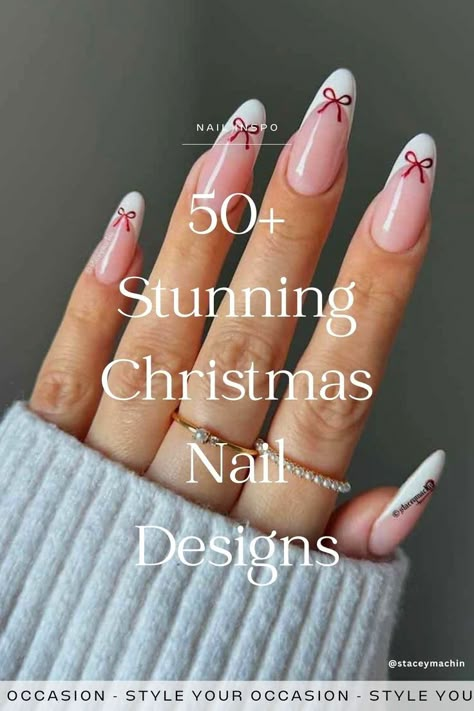 50+ Classy Christmas Nail Design Ideas. Looking for classy and cute Christmas nails for 2024? We’re sharing 50+ trendy winter nail ideas for 2024/2025. Whether you want short, square, simple, red, acrylic, almond, or square nails, we’ve got the best Christmas nail designs and inspiration just for you! Holiday nails, Christmas nail ideas Elegant Holiday Nails, Nail Designs Aesthetic, Cute Christmas Nail Ideas, December Nails Christmas, Christmas Nail Trends, Christmas Nails Cute, Nail Inspo Simple, Trendy Christmas Nails, Classy Christmas Nails