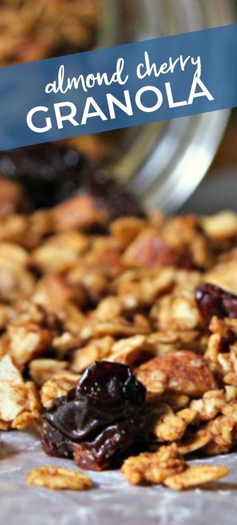 Cherry Almond Granola Recipe, Dried Cherries What To Do With, What To Make With Dried Cherries, Recipes Using Dried Red Tart Cherries, Dried Tart Cherry Recipes, Dried Cherries Recipes, Recipe Using Dried Cherries, Cherry Recipes Healthy, Cherry Granola Bars