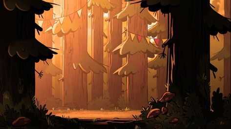 Bg Design, Gravity Falls Art, Fall Background, 캐릭터 드로잉, Production Design, Fantasy Art Landscapes, Background Art, Animation Background, Cartoon Background