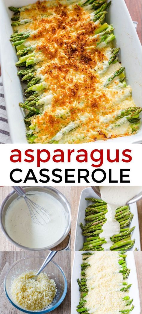 Reuben Stromboli, Cheesy Asparagus Casserole, Cheesy Asparagus, Asparagus Casserole, Asparagus Recipes Baked, Grilled Asparagus Recipes, Veggie Casserole, Asparagus Recipes, Baked Asparagus