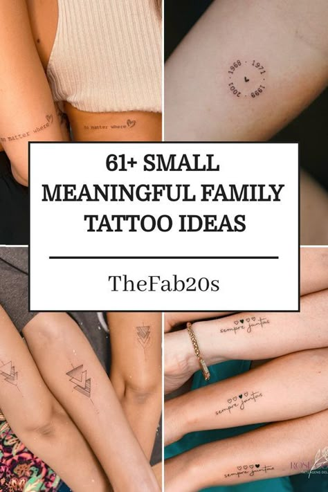 Discover 61+ small meaningful family tattoos that offer a powerful way to express your love and connection. From delicate symbols to intimate initials, find the perfect design that captures the essence of family in a subtle yet profound way. Family Zodiac Sign Tattoos, Kids Initials Tattoos For Women, Small Tattoos Family, Tattoo Of Kids Names For Women, Finding Yourself Tattoos, Mother Daughter Sister Tattoos, Initials Tattoos For Women, Maiden Name Tattoos For Women, Tattoo That Represents Family