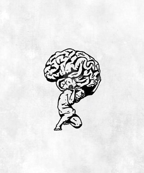 Musical Tattoos Men, Overthinking Tattoos Brain, Trendy Tattoos For Men 2023, Brain Maze Tattoo, Deep Thinker Tattoo, Meaning Ful Small Tattoos, Over Thinking Tattoo For Men, Self Growth Tattoo Ideas Men, Thinker Tattoo Ideas