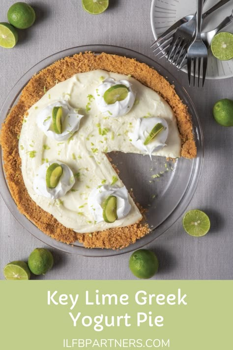 Healthy Key Lime Pie Recipe, Authentic Key Lime Pie Recipe, Gluten Free Key Lime Pie, Key Lime Yogurt Pie, Healthy Key Lime, Key Lime Yogurt, Healthy Key Lime Pie, Margarita Pie, Yogurt Pie