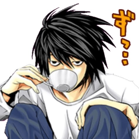 Chicas Punk Rock, L Icon, Light Icon, Notes Art, L Lawliet, Manga Icons, Pics Art, Manga Drawing, An Anime