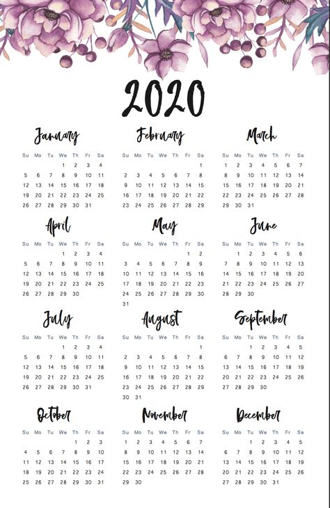 45 Best Printable Calendars 2020 (Both Free and Premium) Girly Calendar, Aesthetic Calendar, Free Printable Calendar Templates, 2020 Aesthetic, 2020 Calendar Template, Printable Calendar 2020, To Do Planner, Printable Calendars, 2020 Calendar