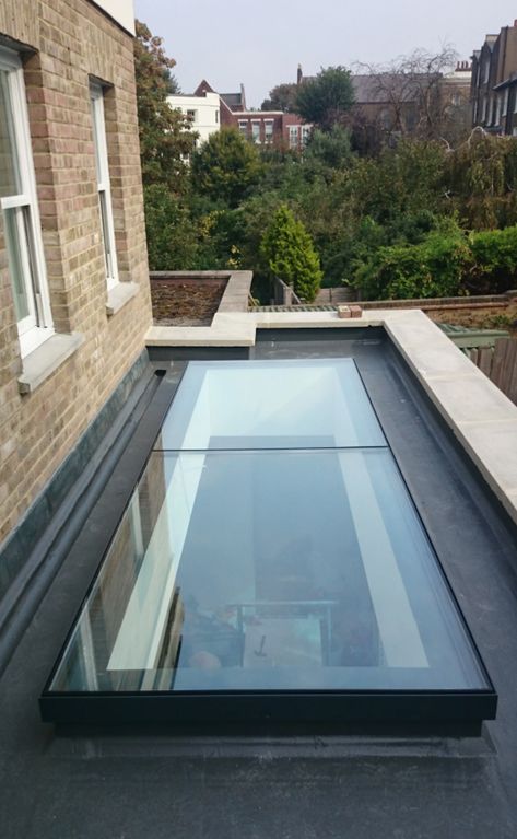 Contact us today and check our competitive prices   quote@dmwindowsolutions.co.uk Flat Roof Lights, Flat Roof Skylights, House Entrance Doors, Flat Roof Design, Bi Fold Doors, Bungalow Extensions, Flat Roof Extension, Roof Skylight, Skylight Design