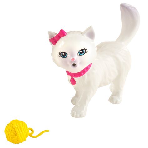 Barbie Animals, Barbie Cat, Barbie Pets, Celebrity Barbie, Blue Bedrooms, Ball Of Yarn, Pet Kitten, Cat Drinking, White Kittens