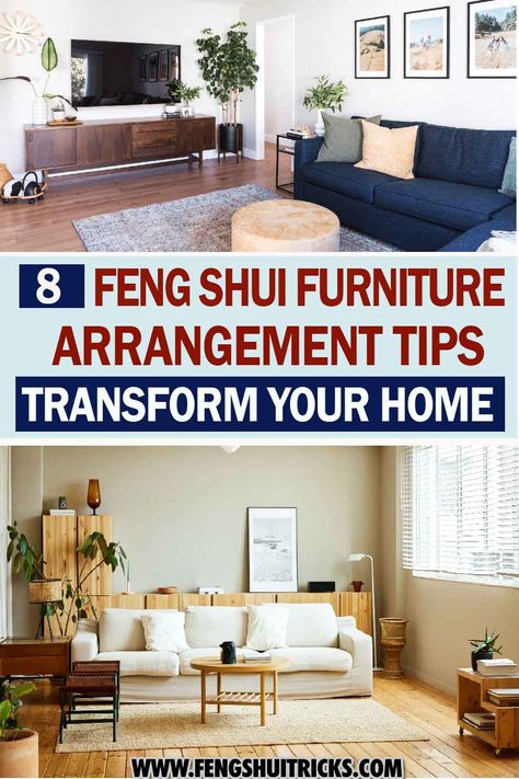 Want to incorporate feng shui principles into your home decor, this post explores Feng Shui furniture arrangement to achieve balance and happiness. How To Fung Shway Living Room, Feng Shui Furniture Placement, Feng Shui Mirror Placement Living Rooms, Feng Shui Living Room Layout Furniture, Feng Shui Living Room Layout Ideas, Feng Shui Home Layout, Feng Shui Small Living Room, Feng Shui Living Room Layout, Zen Living Room Ideas