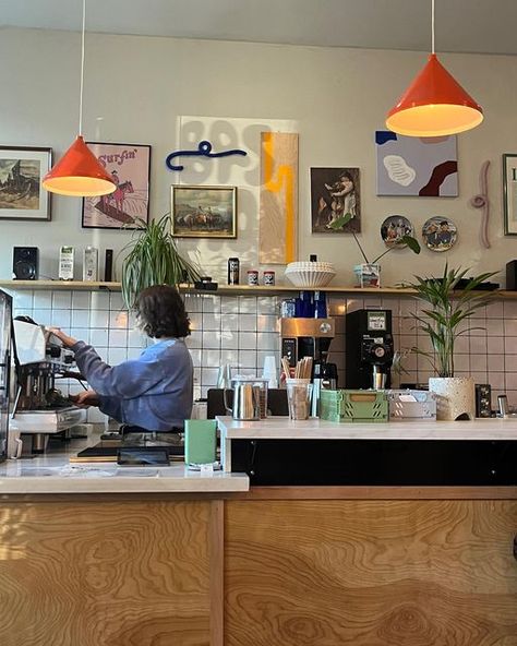 Claire Most on Instagram: "Yesterday 💕" Hipster Cafe, Dream Coffee Shop, Opening A Coffee Shop, Dream Cafe, Coffee Shop Interior Design, Coffee Places, Coffee Shops Interior, Coffee Shop Design, Cafe Interior Design