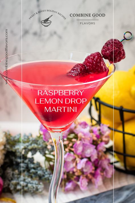 Ready to wow your guests? This show-stopping Raspberry Lemon Drop Martini recipe is here to help you elevate your mixology skills. With fresh raspberries, tangy lemon, and a hint of sweet, this delightful concoction is a surefire way to impress the crowd and make them thirst for more. Pomegranate Lemon Drop Martini, Raspberry Lemon Cocktail, Lemon Raspberry Martini, Raspberry Limoncello Cocktail, Raspberry Lemondrop Martini Recipe, Raspberry Lemon Drop Martini Recipe, Raspberry Lemon Drop, Raspberry Lemon Drop Martini, Lemon Drop Martini Recipe