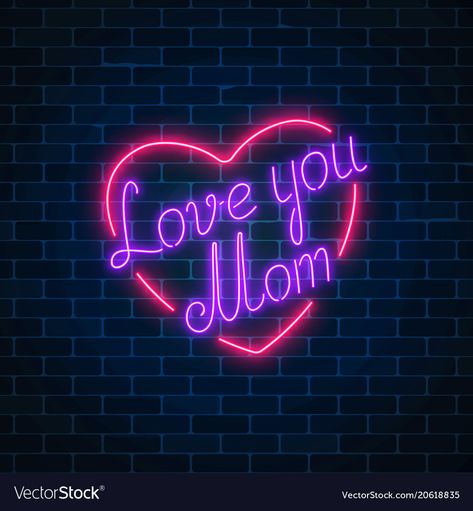 Dark Brick Wall, Background Love, Neon Signs Quotes, Love My Parents Quotes, Neon Quotes, Neon Words, Brick Wall Background, Cute Images For Dp, Whatsapp Wallpaper