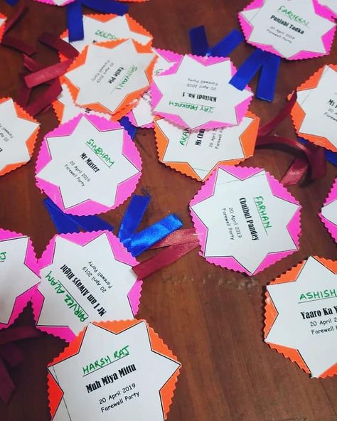 Tags for students Tags For Farewell, Tags For Farewell Party, Welcome Card Ideas For Students, Freshers Party Card Ideas, Farewell Gifts For Students, Farewell Name Ideas, Funny Titles For Students On Farewell, Farewell Party Ideas School Decoration, Title For Farewell Students