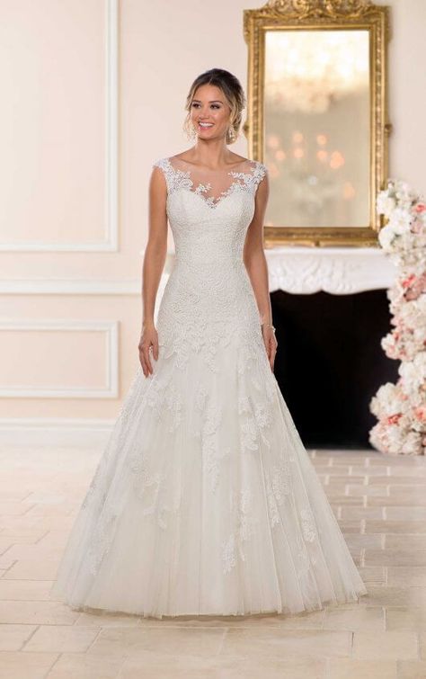 Stella York Bridal, Stella York Wedding Dress, Satin Wedding Gown, 2016 Wedding Dresses, Stella York, Wedding Dress Pictures, Wedding Dresses Satin, Wedding Gowns Lace, Tulle Wedding