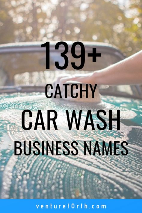 Car wash is one of the businesses that brings a lot of profits. Moreover, it is quite easy to get started. Here is a list of name ideas for you to choose from. Mobile Car Wash Ideas, Car Detailing Business Name Ideas, Hand Car Wash Ideas, Car Detailing Business Names, Detailing Business Ideas, Mobile Detailing Business, Car Detailing Name Ideas, Car Wash Quotes, Car Wash Business Ideas