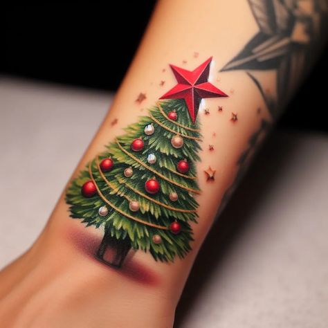 I will create awesome old school and christmas tattoo art, #art, #tattoo, #christmas, #ad Christmas Tree Cake Tattoo, Vintage Christmas Tattoo, Christmas Tree Tattoos, Christmas Tree Tattoo Ideas, Christmas Sleeve Tattoo, Aiden Tattoo, Christmas Tree Tattoo, Christmas Tattoo Ideas, Xmas Tattoo