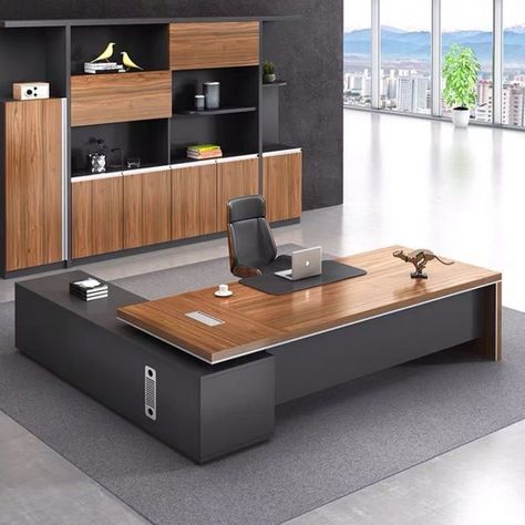 Executive Office Desk Dubai, Office Executive Tables in UAE Office Table Design Modern, Cool Office Desk, Luxury Office Furniture, Executive Office Furniture, Office Desk Designs, Executive Table, Modern Executive Desk, Office Table Design, Office Interior Design Modern