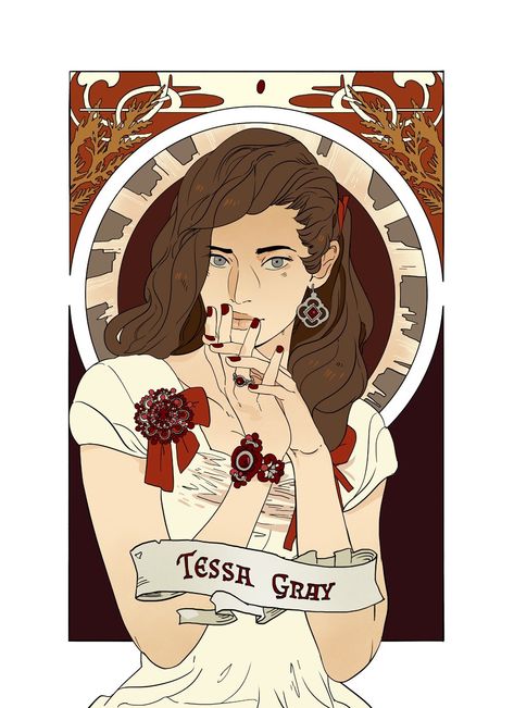 Cassandra Jean on Twitter: "Resharing the portraits I drew for the 10th anniversary of The Infernal Devices! The theme was birth stones.… " Angel Anniversary, Cassandra Jean, Tessa Gray, Annabel Lee, Clockwork Princess, Cassie Clare, Cassandra Clare Books, Clockwork Angel, Peculiar Children