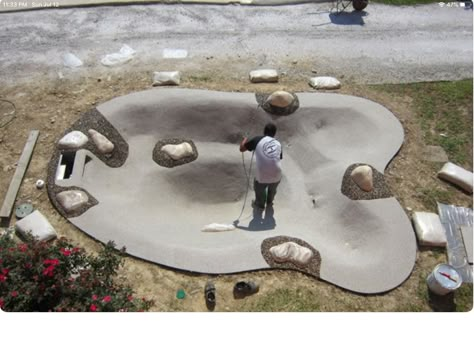 Biodesign Pool, Sand Pool, Inground Pool Landscaping, Beach Entry Pool, Taman Air, Natural Swimming Ponds, Small Pool Design, Swimming Pond, Diy Swimming Pool