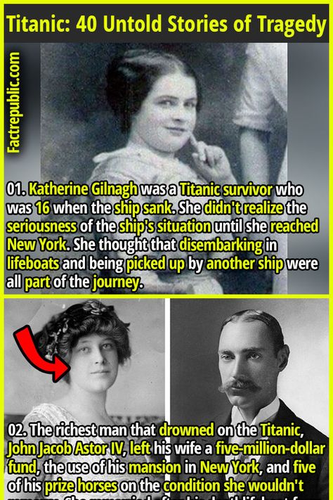 Titanic Survivor, Bringing Out The Dead, Real Titanic, Weird History Facts, Titanic Facts, Titanic History, Titanic Ship, Fact Republic, History Facts Interesting