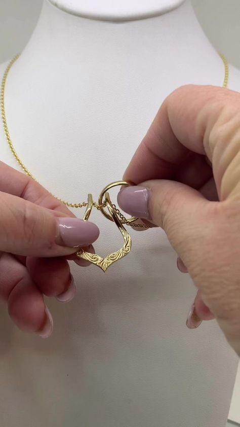 ‘always with you’ 🩺🧡 Ring Keeper holder is solid not hollow 9 carat yellow gold - easy to take on and off without taking your necklace off 😉 mcleanandco.etsy.com or https://bit.ly/47Vfj4e | McLean & Co Jewellers | Chela Rivas · Bounce 30s (Instrumental) Ring Keeper Necklace, Ring Necklace Holder, Wedding Ring Necklace Holder, Necklace Ring Holder, Ring Holder Pendant, Ring Holder Necklace, Wedding Ring Necklaces, Necklace Holder, Pearl Types