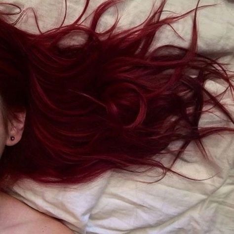 Crimson Red Hair, Blood Red Hair, Crimson Hair, Cherry Red Hair, Wine Red Hair, Wine Hair, Red Hair Inspo, Cherry Hair, Dark Red Hair