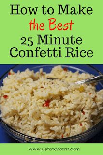 Confetti Rice Recipe, Onion Rice Recipe, Confetti Rice, Appetizers Vegetable, Easy Party Appetizers, Quick Rice, Vegetable Side Dish Recipes, Grilled Vegetable Recipes, Thigh Recipes Baked