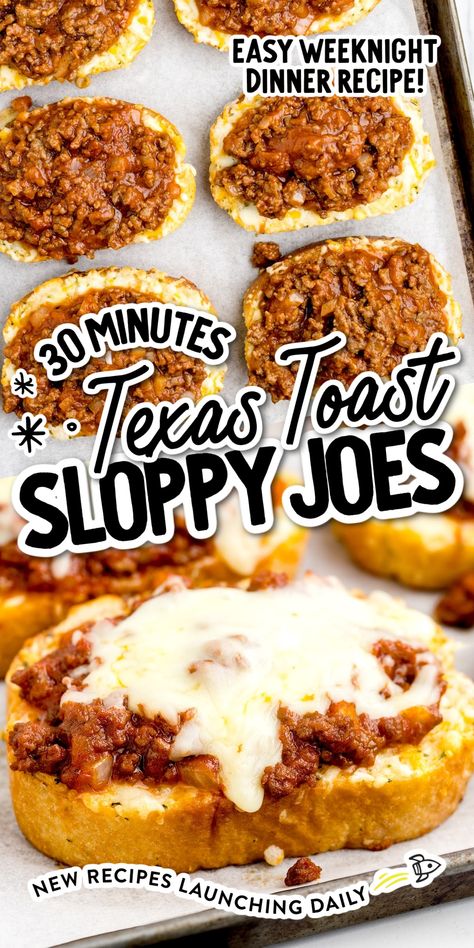 Texas Toast Sloppy Joes, Signature Sandwiches, Toasted Sandwich Recipes, Grilled Cheese Sloppy Joe, Sloppy Joe Recipe Easy, Homemade Sloppy Joe Recipe, Sloppy Joe Recipe, Homemade Sloppy Joes, Joe Recipe