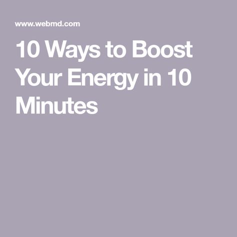 10 Ways to Boost Your Energy in 10 Minutes How To Get Energy, Quick Energy, High Fiber Foods, Energy Boosters, Mood Enhancers, Fiber Foods, Alternative Therapies, Boost Your Energy, Energy Boost