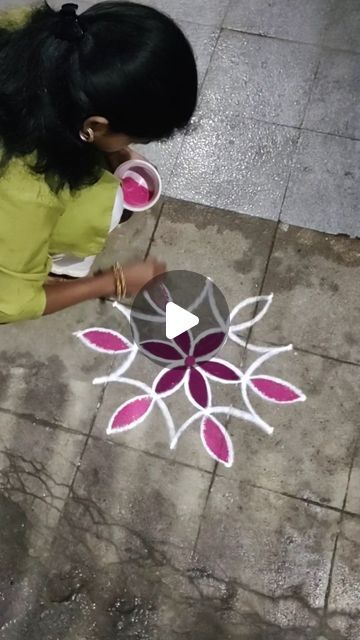 Color Kolam, Margazhi Kolam, Quick Saves, Instagram, Color