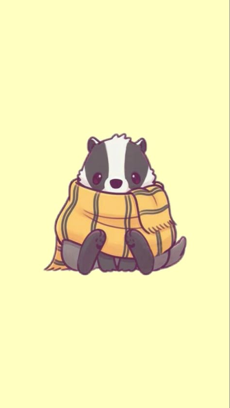 Hufflepuff Painting Ideas, Cute Hufflepuff Wallpaper, Hufflepuff Badger Drawing, Harry Potter Hufflepuff Wallpaper, Aesthetic Wallpaper Hogwarts, Hufflepuff Drawing, Hufflepuff Symbol, Hufflepuff Funny, Harry Potter Hufflepuff Aesthetic