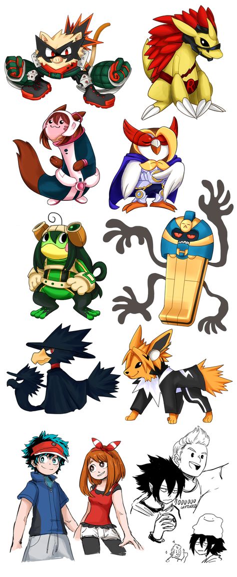 Pokémon X and Y Pokémon Sun and Moon cartoon fictional character clip art fiction Mha X Pokemon, Pokémon Heroes, Pokemon Crossover, Moon Cartoon, Pokemon Memes, My Hero Academia Memes, Boku No Hero Academia Funny, Cartoon Crossovers, Anime Meme