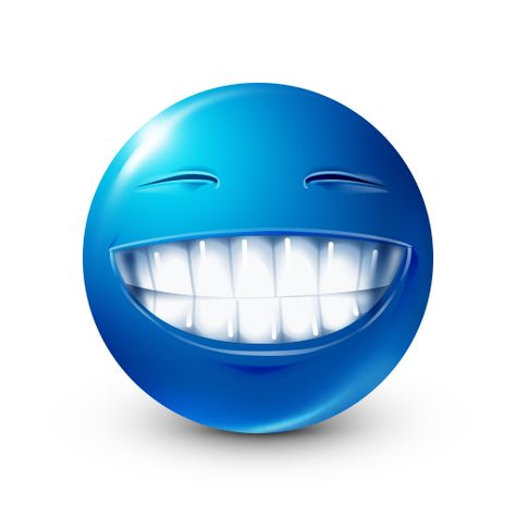 Pearly Whites Smiley | Symbols & Emoticons Emoji Website, Blue Emoji Face, Blue Emoticon, Teeth Emoji, Smiley Symbols, Symbols Emoticons, Blue Emojis, Blue Smiley Face, Emoji Man