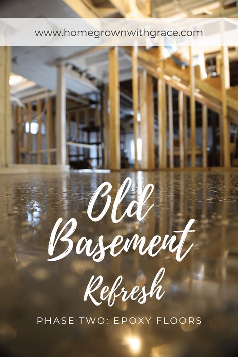 Basement Flooring Ideas Cheap Epoxy, Cheapest Basement Flooring, Sealing Basement Floor, Cheap Laundry Room Makeover, Cleaning Concrete Floors, Epoxy Concrete Floor, Epoxy Floor Basement, Basement Refresh, Painting Basement Floors