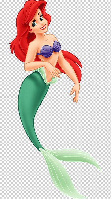 Ariel Illustration, Disney Princess Clipart, Ariel Cartoon, The Little Mermaid Ursula, Disney Princess Png, Ariel Coloring Pages, Little Mermaid Characters, Disney Png, Princess Png