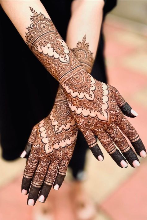 bridal full hand mehndi designs back side | wedding mehndi designs bridal hands | wedding mehndi designs for groom sister | mehndi henna designs back hand | bridal mehndi designs for wedding | latest indian bridal mehndi designs weddings back hands Henna Designs On Back Hand, Back Hand Mehndi Design Full, Mehendi For Bridal, Bridal Mehendi For Back Hand, Full Mendhi Design, Detailed Mehendi Designs, Mehndi Art Designs Bridal Full Hand, Back Side Mehndi Design Bridal, Back Full Hand Mehndi Designs Latest