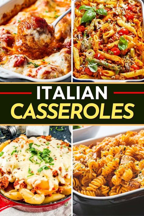 Ziti Chicken, Italian Casseroles, Best Italian Dishes, Italian Chicken Dishes, Italian Main Dishes, Italian Entrees, Italian Casserole, Simple Family Meals, Italian Dinner Recipes