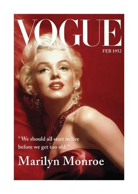 Marilyn Monroe Poster, Cover Of Vogue, Joe Dimaggio, Marilyn Monroe Photos, Vogue Covers, Picture Collage Wall, Fashion Wall Art, Cute Poster, Vintage Poster Art